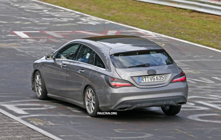 SPIED: New Mercedes-Benz CLA, CLA Shooting Brake 393347
