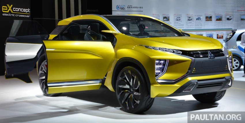Tokyo 2015: Mitsubishi eX Concept makes world debut; all-electric SUV with 400 km cruising range 400448