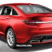 SPIED: 2016 Proton Perdana shows us its side again