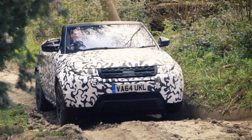 VIDEO: New Range Rover Evoque Convertible off-road 388231