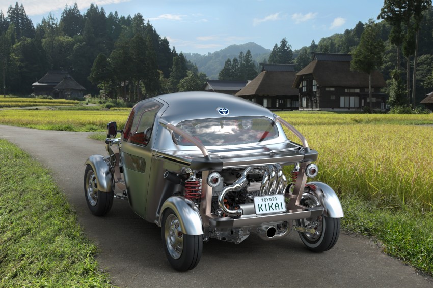 Toyota Kikai – 3-seater hybrid is mechanical madness 389508
