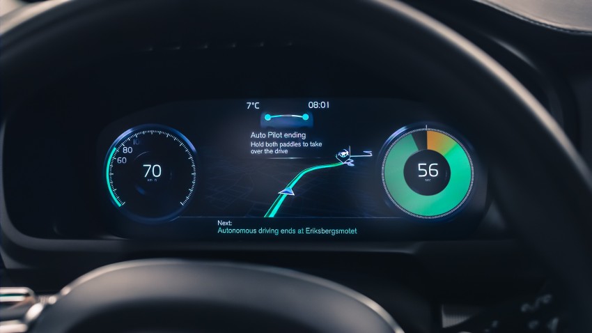 Volvo previews its Intellisafe Auto Pilot autonomous driving interface and how you can activate it 388501