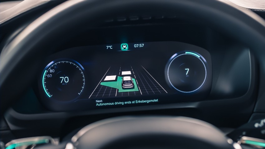 Volvo previews its Intellisafe Auto Pilot autonomous driving interface and how you can activate it 388502