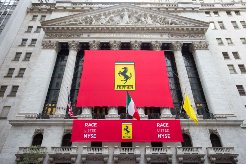 Ferrari ends successful first day listing on NYSE 396640