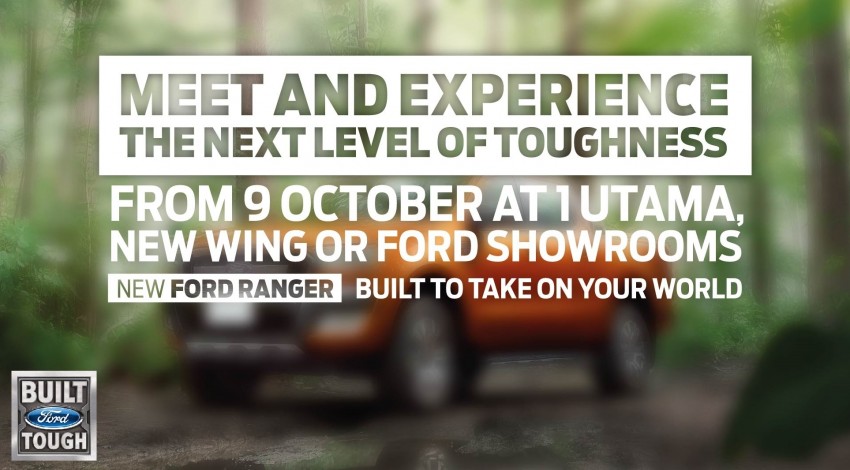 Ford Ranger T6 facelift set to debut next week – public ‘experiential test drive’ event on Oct 9-11 at 1Utama 386511