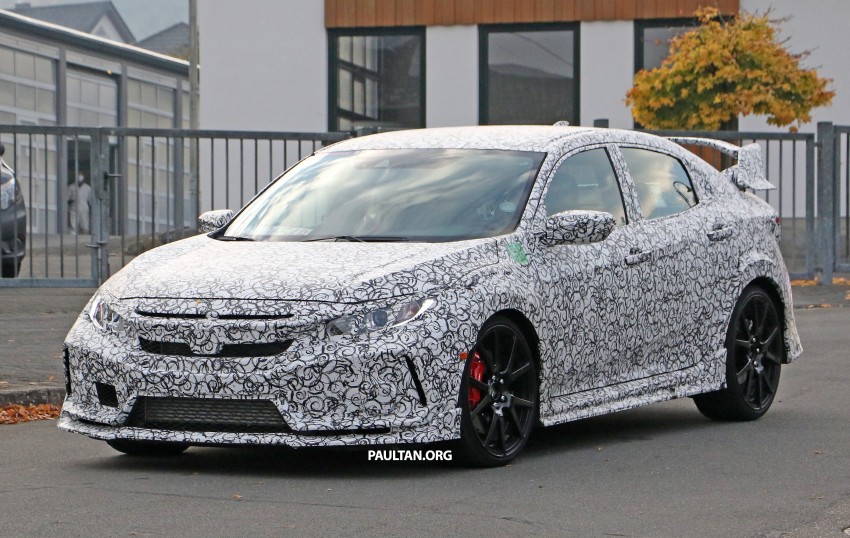 SPIED: Next-gen Honda Civic Type R 5-door hatchback 392137