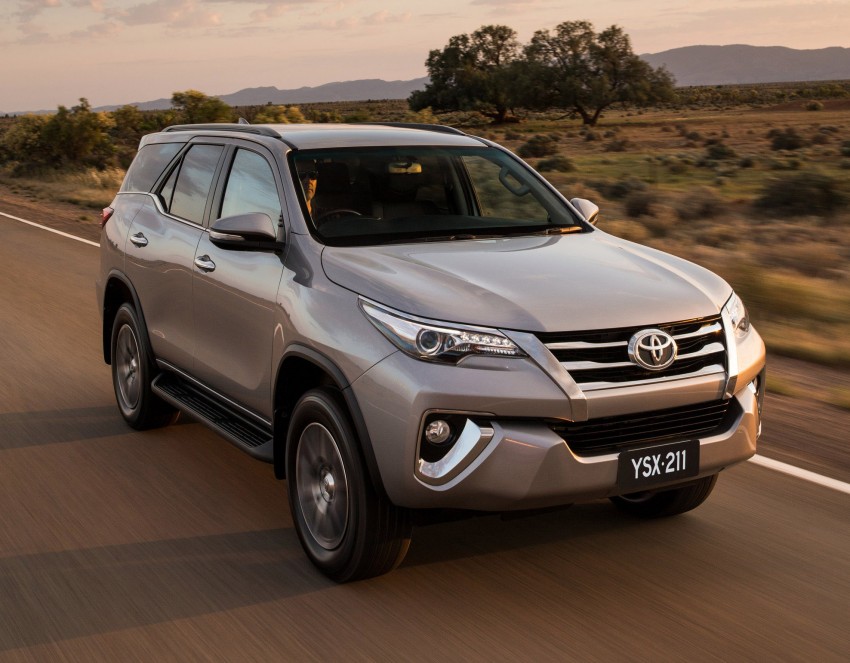 Toyota Fortuner gets detailed in Australian specs 394547