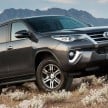 Toyota Fortuner gets detailed in Australian specs