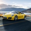 2016 Porsche 911 Carrera 4, Targa 4 AWD revealed