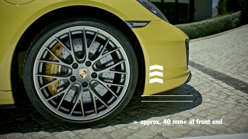 Porsche 911 Carrera gets optional front axle lift system 394430