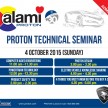 Proton Tech Seminar at <em>Alami Proton</em> this weekend