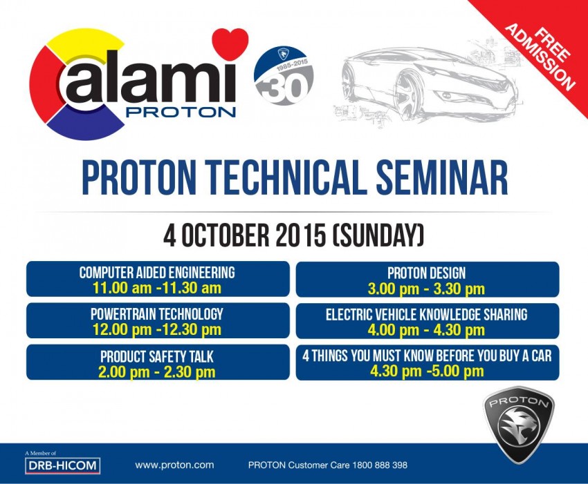 Proton Tech Seminar at <em>Alami Proton</em> this weekend 386186