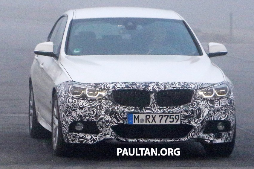 SPYSHOTS: BMW 3 Series GT LCI almost bares it all 405005