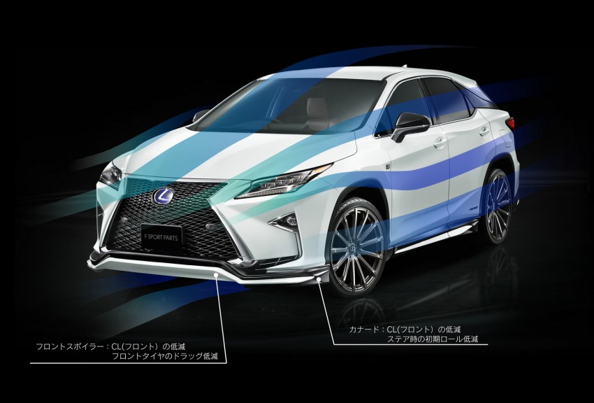 Lexus RX TRD bodykit debuts, gets improved stability 400942