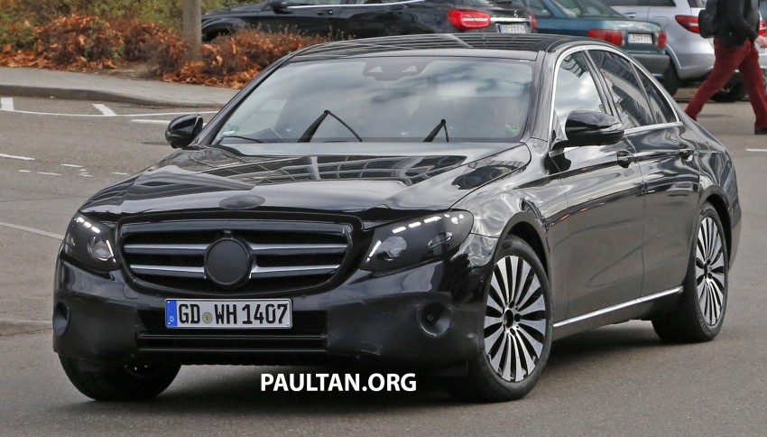SPIED: W213 Mercedes-Benz E-Class is almost naked 407395