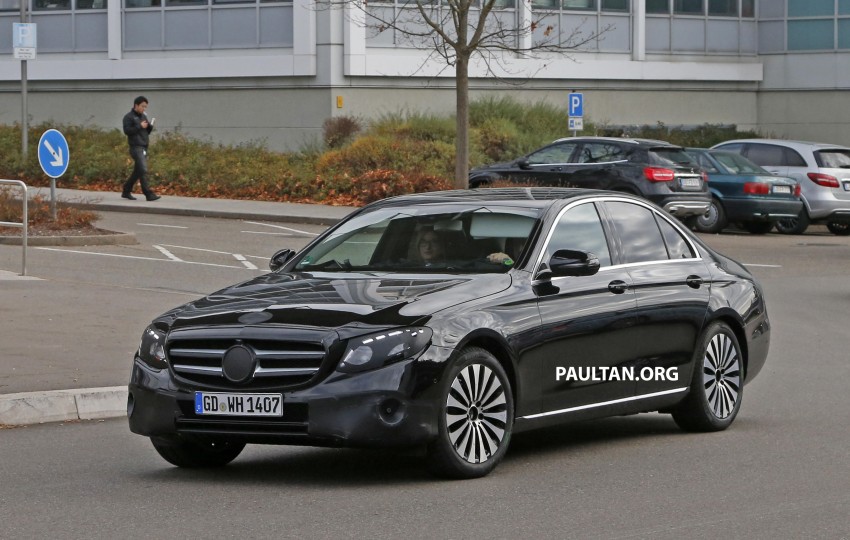 SPIED: W213 Mercedes-Benz E-Class is almost naked 407405