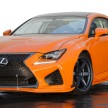 Lexus RC F and GS F wear Burnt Orange for SEMA