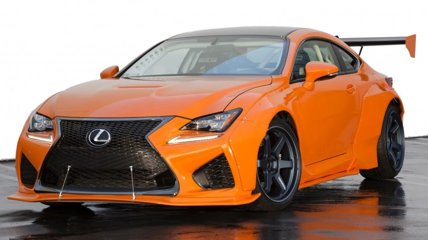 Lexus RC F and GS F wear Burnt Orange for SEMA 404120