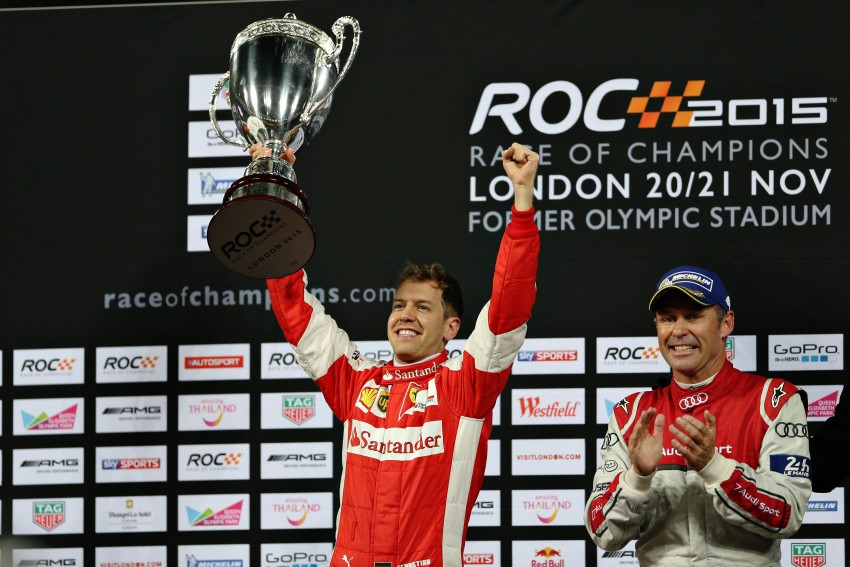 Sebastian Vettel triumphs at 2015 Race of Champions 411542