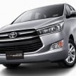 New Toyota Innova open for booking in Malaysia, est from RM109k – Dual VVT-i, 6-speed auto, 7 airbags