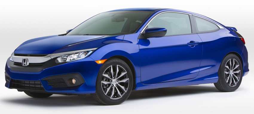 2016 Honda Civic Coupe debuts with 174 hp 1.5L turbo 408869