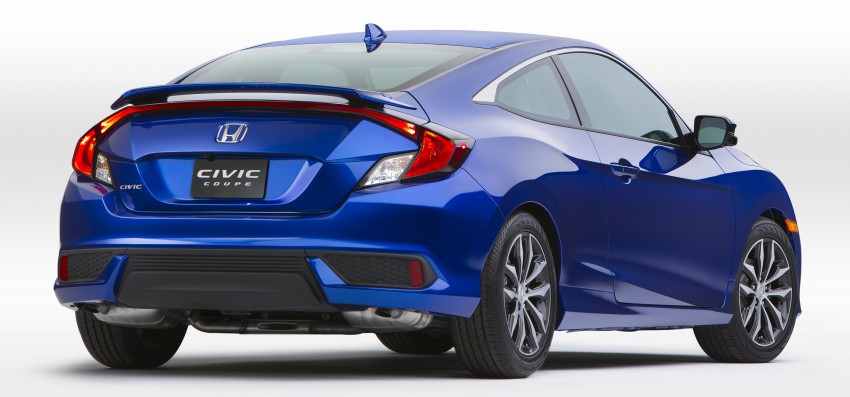 2016 Honda Civic Coupe debuts with 174 hp 1.5L turbo 408870