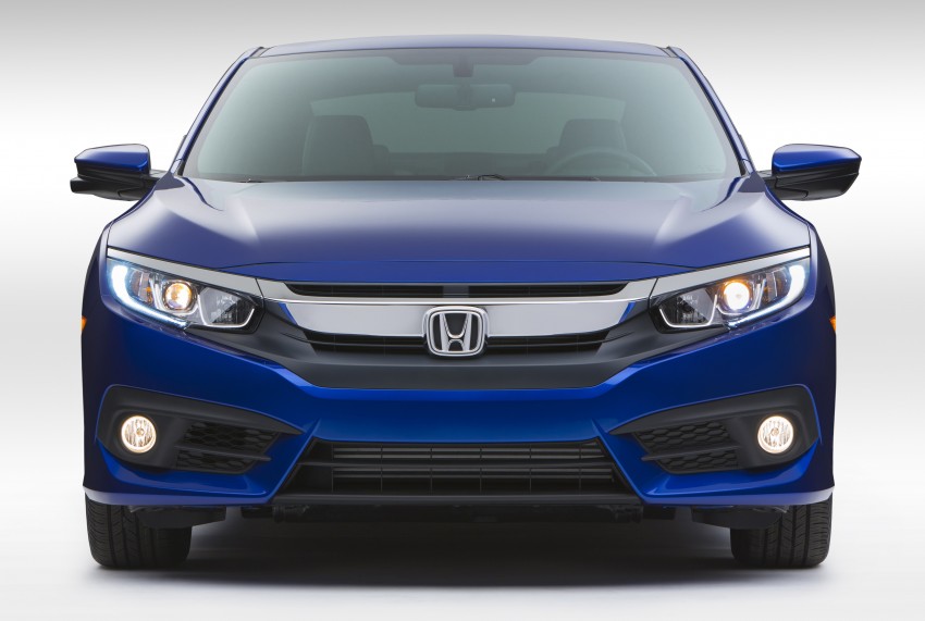 2016 Honda Civic Coupe debuts with 174 hp 1.5L turbo 408872