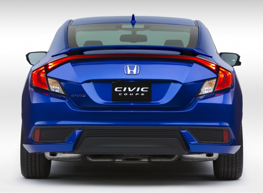 2016 Honda Civic Coupe debuts with 174 hp 1.5L turbo 408873
