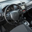 LA 2015: 2017 Mitsubishi Mirage – facelift with a grille