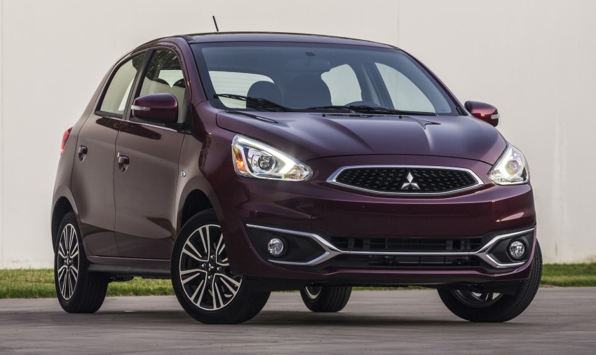 LA 2015: 2017 Mitsubishi Mirage – facelift with a grille 409682