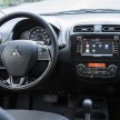 LA 2015: 2017 Mitsubishi Mirage – facelift with a grille