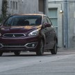 LA 2015: 2017 Mitsubishi Mirage – facelift with a grille