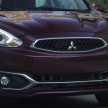 LA 2015: 2017 Mitsubishi Mirage – facelift with a grille