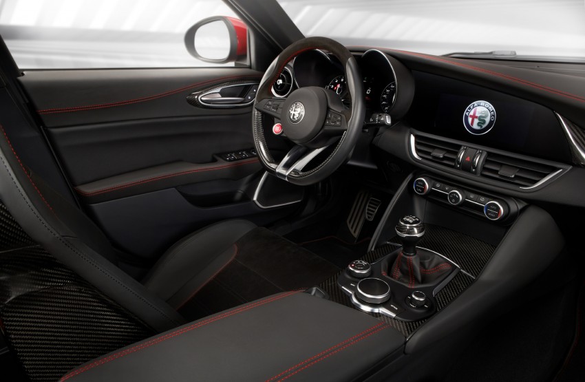 2017 Alfa Romeo Giulia Quadrifoglio fully detailed, 505 hp/600 Nm sedan set to make US debut in Q2 2016 409127