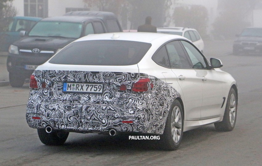 SPYSHOTS: BMW 3 Series GT LCI almost bares it all 405137