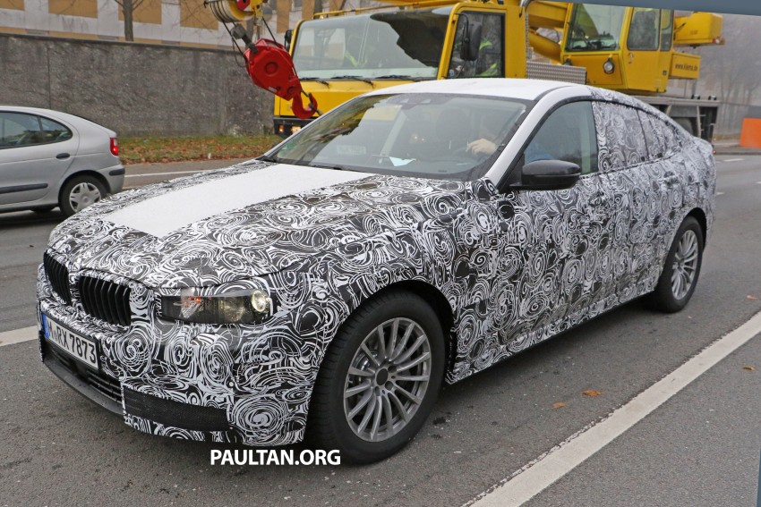 SPIED: 2017 BMW 5 Series GT cuts a sleeker shape 405132