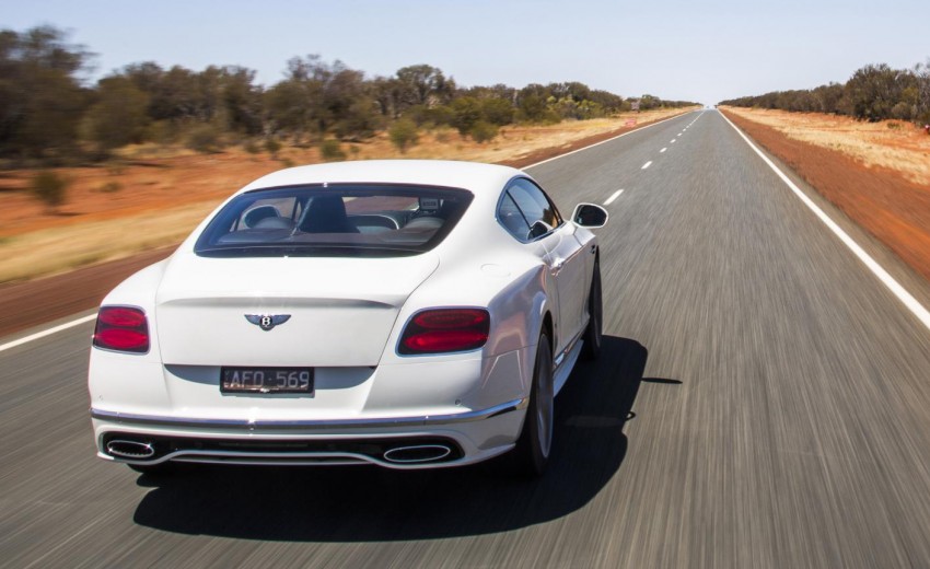 VIDEO: Bentley Continental GT Speed hits 331 km/h top speed on a public highway, Down Under 404295