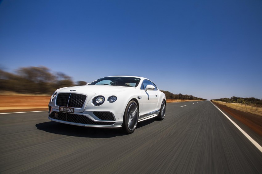 VIDEO: Bentley Continental GT Speed hits 331 km/h top speed on a public highway, Down Under 404309
