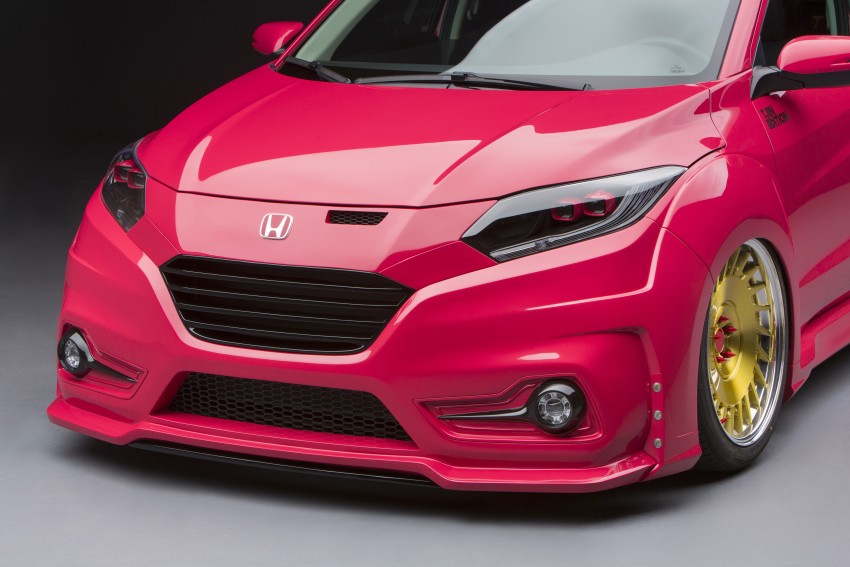 Honda displays custom HR-Vs alongside 2017 Honda Civic, facelifted CR-Z, Pilot and Pioneer 1000 at SEMA 402274