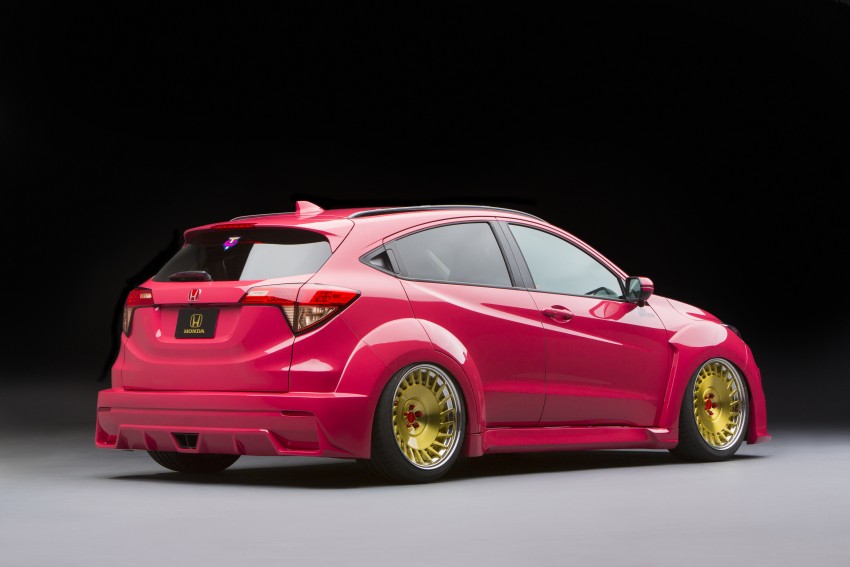 Honda displays custom HR-Vs alongside 2017 Honda Civic, facelifted CR-Z, Pilot and Pioneer 1000 at SEMA 402278