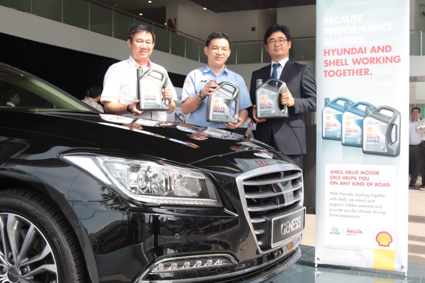 Hyundai Malaysia launches new Shell-Hyundai brand engine oils, aftersales service plan and mobile app 411957