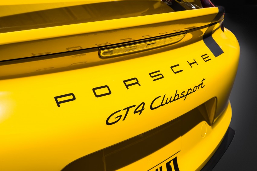 Porsche Cayman GT4 Clubsport – 385 hp trackster 410275