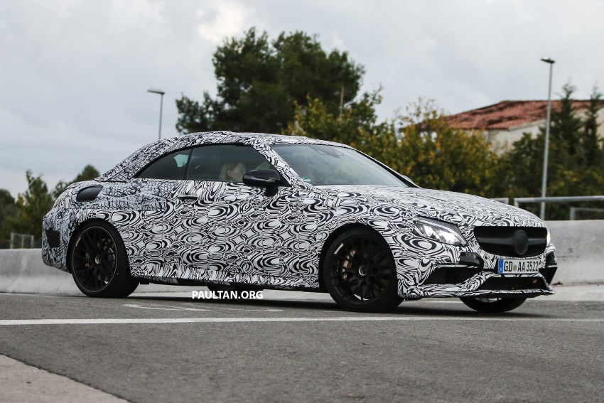 SPIED: W205 Mercedes-AMG C 63 Cabriolet sighted 407662