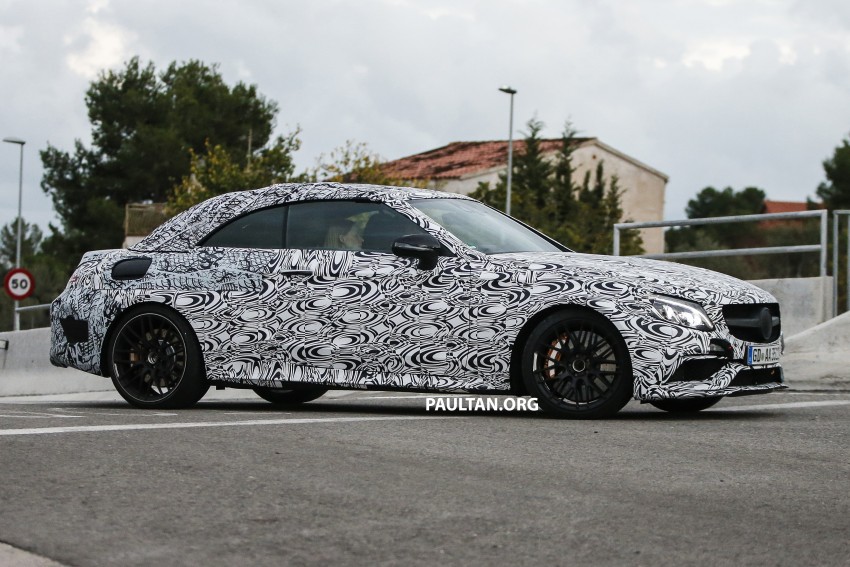 SPIED: W205 Mercedes-AMG C 63 Cabriolet sighted 407663