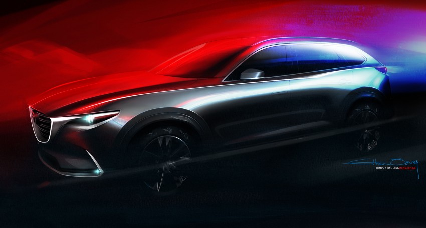 All-new Mazda CX-9 teased ahead of LA world debut 402842