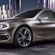BMW Concept Compact Sedan previews FWD sedan