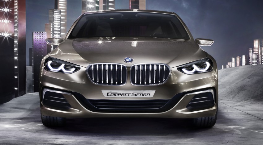 BMW Concept Compact Sedan previews FWD sedan 410527