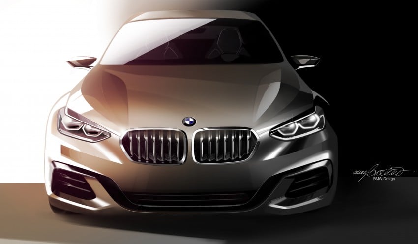 BMW Concept Compact Sedan previews FWD sedan 410544
