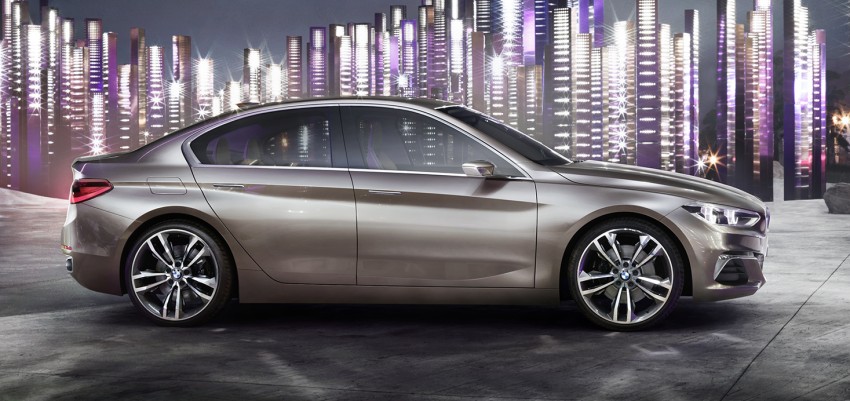 BMW Concept Compact Sedan previews FWD sedan 410523