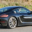 Porsche 718 Boxster initial specs revealed: two turbo flat-fours offered, 295 hp/350 Nm and 355 hp/400 Nm